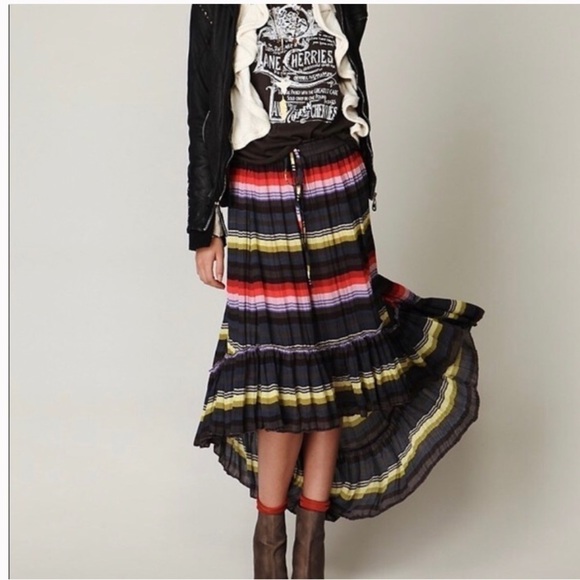 Free People Hi Low Skirt Size XS - Picture 2 of 16